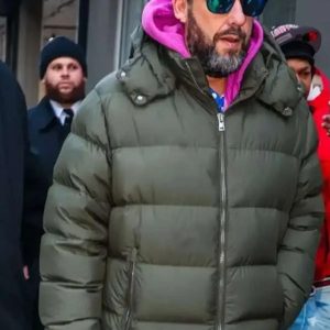 nyc adam sandler puffer hooded jacket