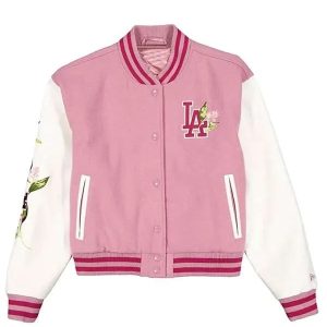 la dodgers dark floral jacket