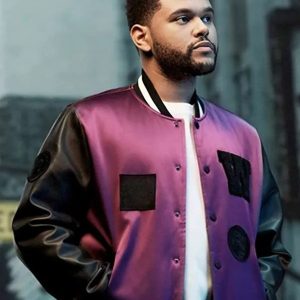 the weeknd h&m varsity jacket
